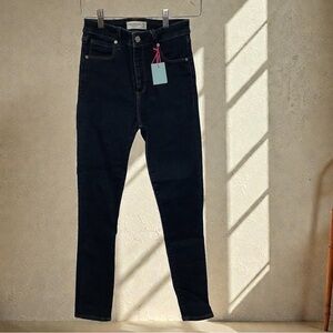 Abercrombie & Fitch the super Skinny high rise dark blue size 0s womens